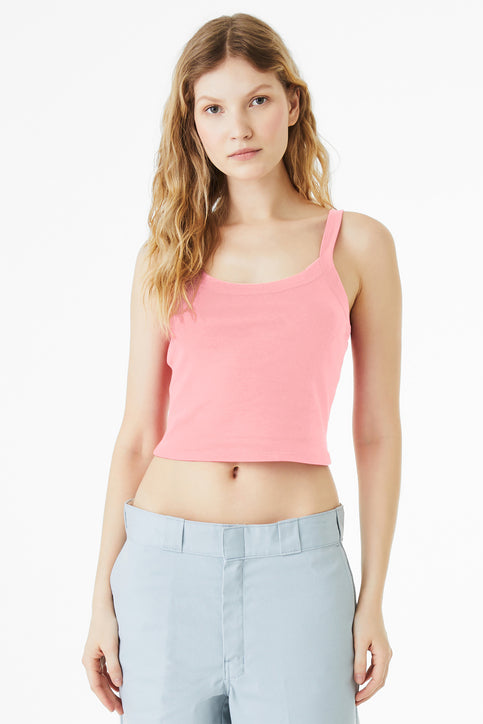 Women’s Micro Rib Spaghetti Strap Tank BC1012 - BC1012