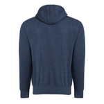 Adult Essential Hoodie 101 — Navy Heather (back)