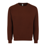 Adult Essential Crew Sweatshirt 103 — Chocolate (front)
