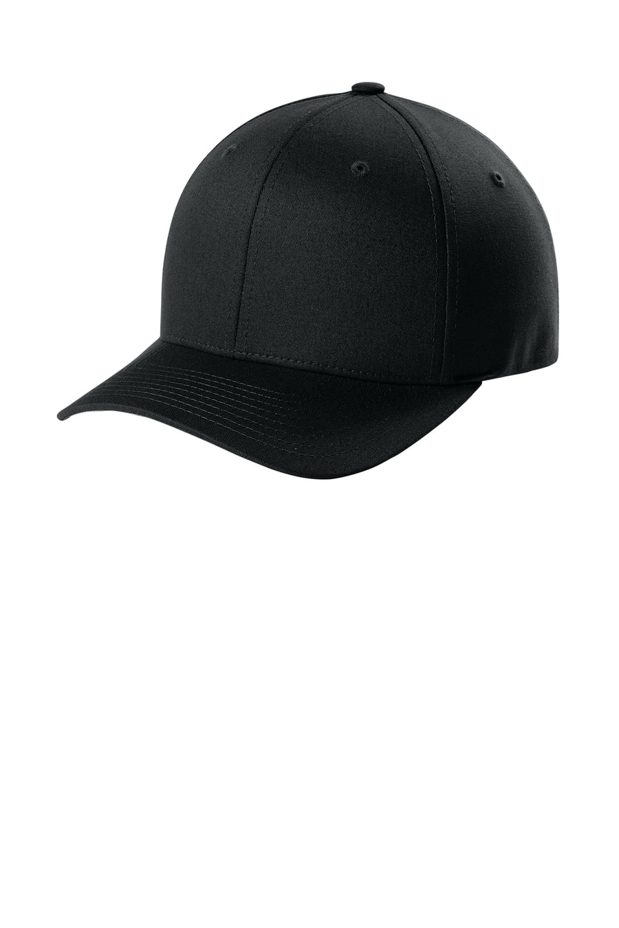 Flexfit® V-Flexfit® Cotton Twill Cap - Black