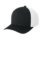Flexfit® Ultrafiber Airmesh Cap - Black/ White