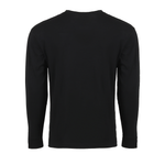 Adult Long Sleeve Tee 1401 — Black (back)