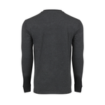 Adult Long Sleeve Tee 1401 — Charcoal Heather (back)