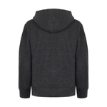 Youth Essential Zip-Up Hoodie 302 — Charcoal Heather (back)