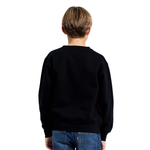Youth Essential Crew Sweatshirt 303 — Black (back)