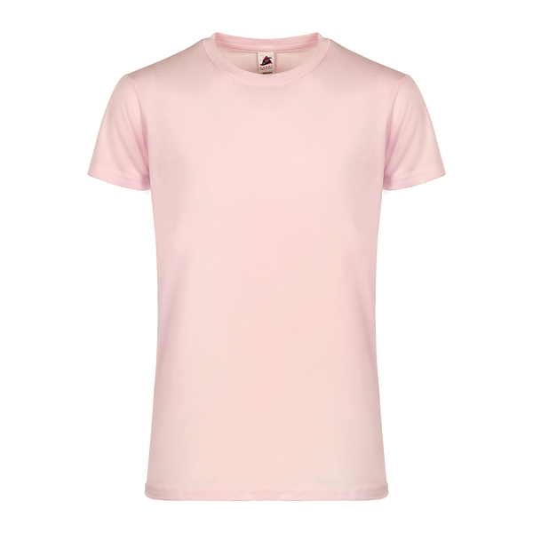Youth Essential Tee 3502 — Baby Pink (front)