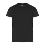 Youth Essential Tee 3502 — Black (front)