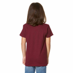 Youth Essential Tee 3502 — Burgundy (back)