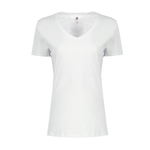 Women's Essential V-Neck Tee 4002 — White (front)