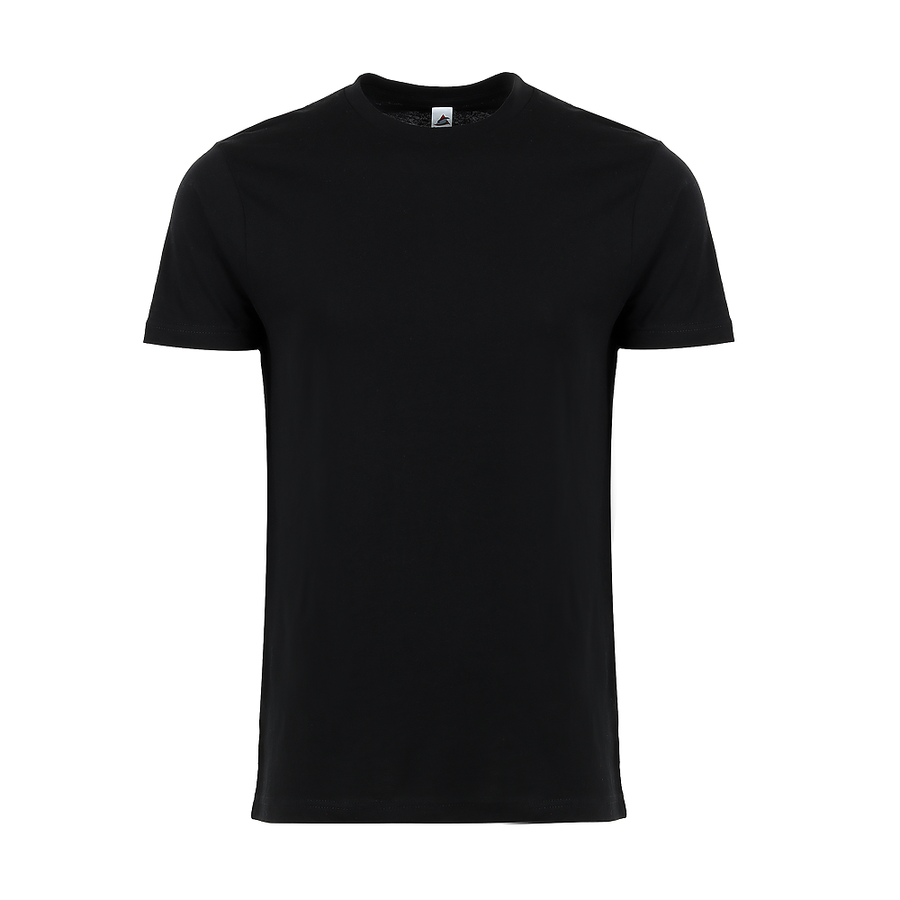 Adult Premium CVC Tee 403 — Black (front)
