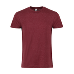 Adult Everyday Tee 501 — Burgundy Heather (front)