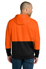 Enhanced Visibility Fleece Pullover Hoodie CSF01 - CSF01 - back