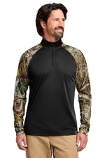 Realtree Colorblock Performance 1/4 Zip RU152 - RU152