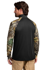 Realtree Colorblock Performance 1/4 Zip RU152 - RU152 - back