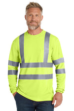 ANSI 107 Class 3 Long Sleeve Snag Resistant Reflective T Shirt CS409 - CS409