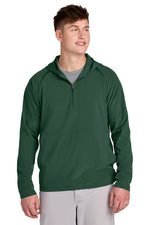Repeat 1/2 Zip Long Sleeve Hooded Jacket JST488 - JST488