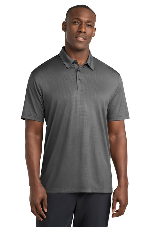 Embossed PosiCharge Tough Polo ST630 - ST630