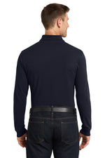EZCotton Long Sleeve Polo K8000LS - K8000LS - back