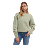 Adult Premium 9oz Crew Sweatshirt 7003 — Frosty Green (front)