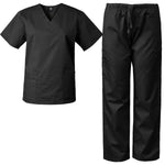 MedGear 7890 Scrub Set — Black