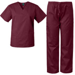 MedGear 7890 Scrub Set — Burgundy