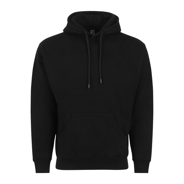 Adult Premium 12oz Hoodie 8001 — Black (front)