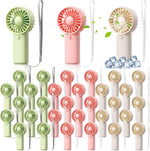 Green, Pink, White
