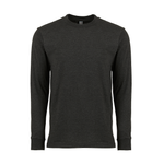 Men's Heavy Long Sleeve Tee M1250 — Charcoal Heather (front)