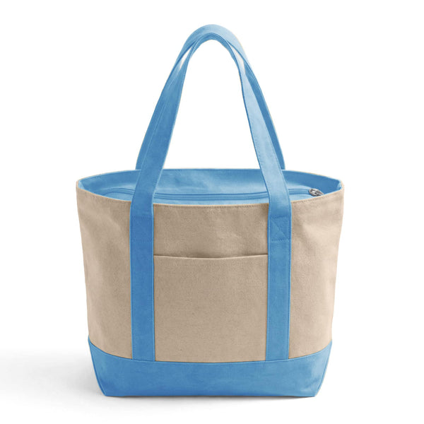 Iconic Large Zipper Shopping Bag