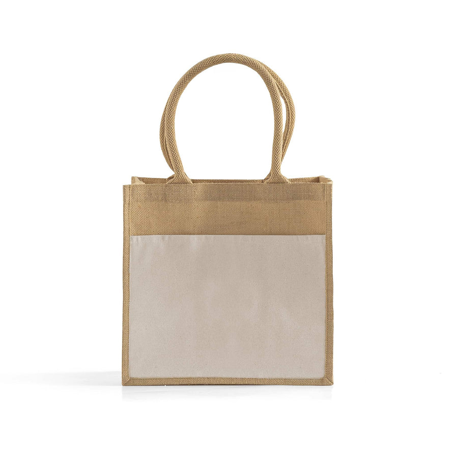 Medium Easy-Print Jute Bag