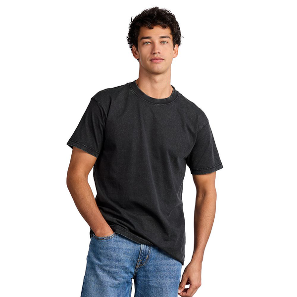 Adult Vintage Tee VT400 — Washed Black (front)