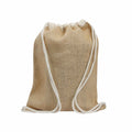 Jute Drawstring Backpack