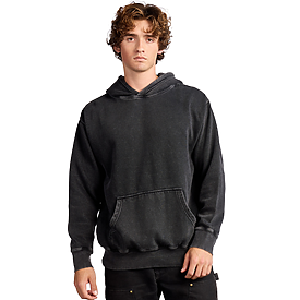 Adult Vintage Hoodie VH500 — Washed Black (front)